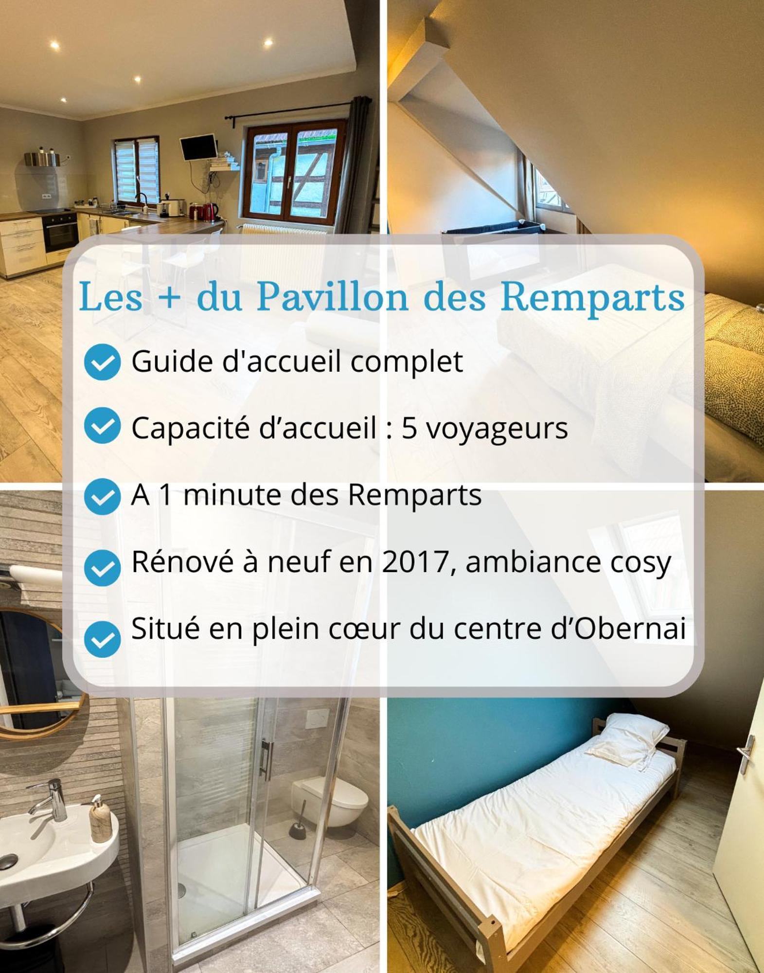Le Pavillon Des Remparts - Commerces A Proximite - Centre-Ville - Appartement Cosy Obernai Buitenkant foto